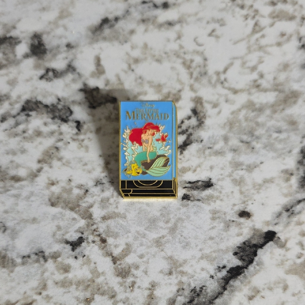 The Little Mermaid VHS Loungefly Enamel Pin